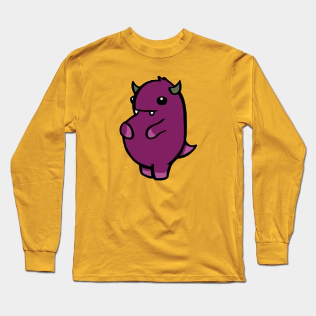 Cute Monster Long Sleeve T-Shirt by Adria Adams Co.